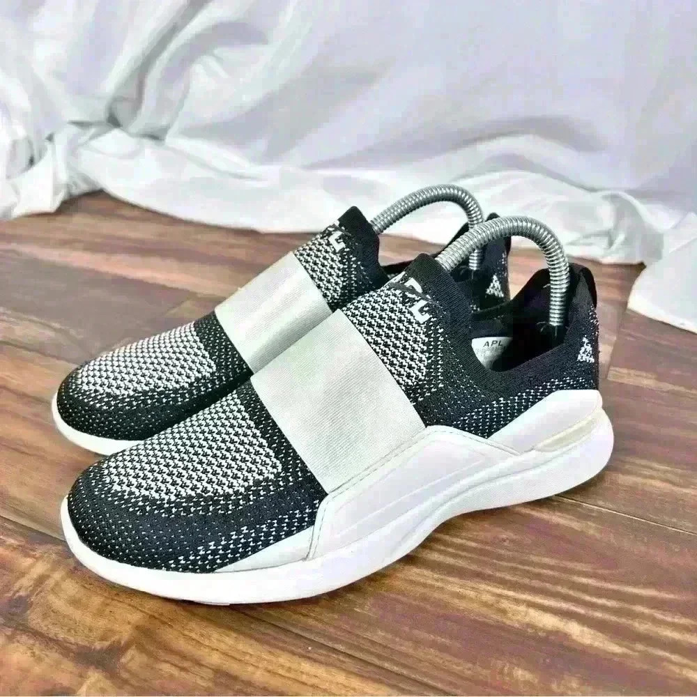 APL TechLoom Bliss Size 7 in HEATHER GREY/ SILVER/ OMBRE